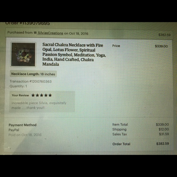 SilviasCreations Spectacular Chakra Necklace - Picture 7 of 7